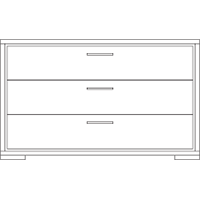 Sonoma Single Dresser 3-Drawer