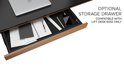 BDI Sequel Lift Desk Storage Drawer